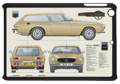 Volvo P1800ES 1972-73 Small Tablet Covers